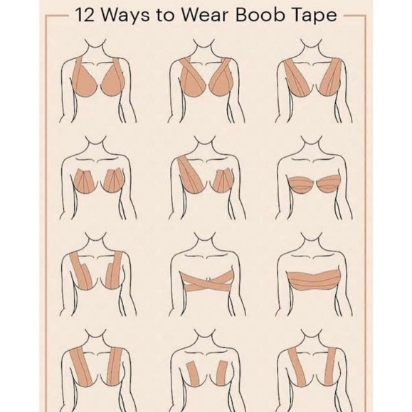 Victoria's Secret Bare Boob Invisible Breast Tape - Ganache  (Dark Brown) - Picture 7 of 7